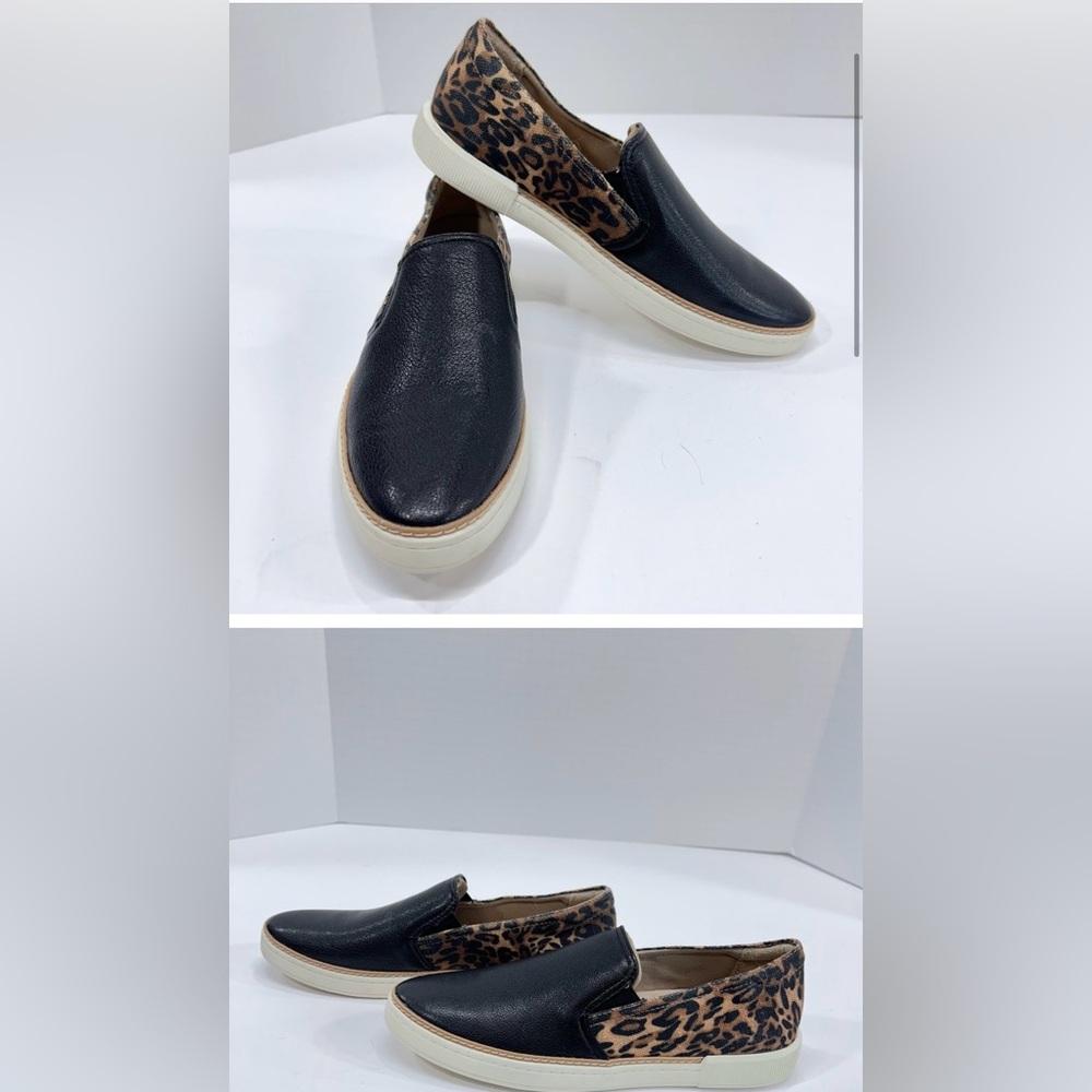 Naturalizer Zola slip on loafers cheetah print size 9 1/2
